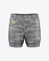 Men's Double-Layer Shorts Mockup - Front View