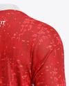 Soccer Kit Mockup - Back Half Side View