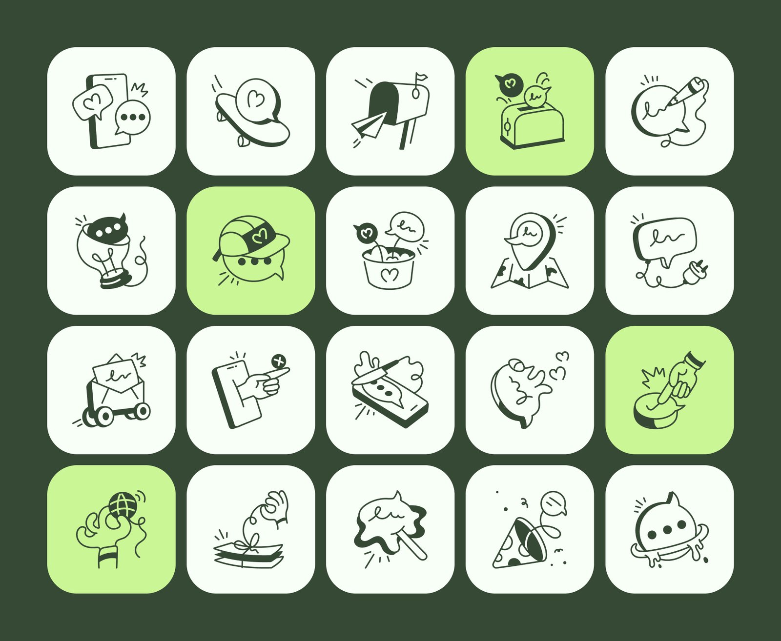 Communication and Conversation Icon