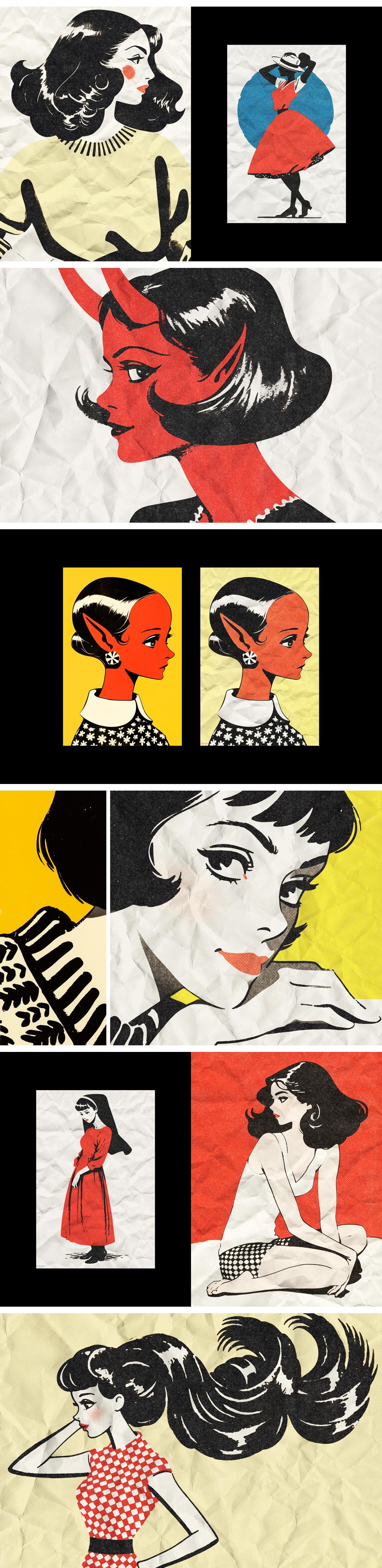 Crumpled Grunge Print Design Effect