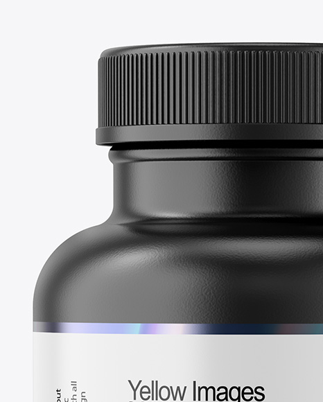 Plastic Pill Bottle Mockup
