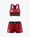 Women's Sport Kit Mockup - Front View