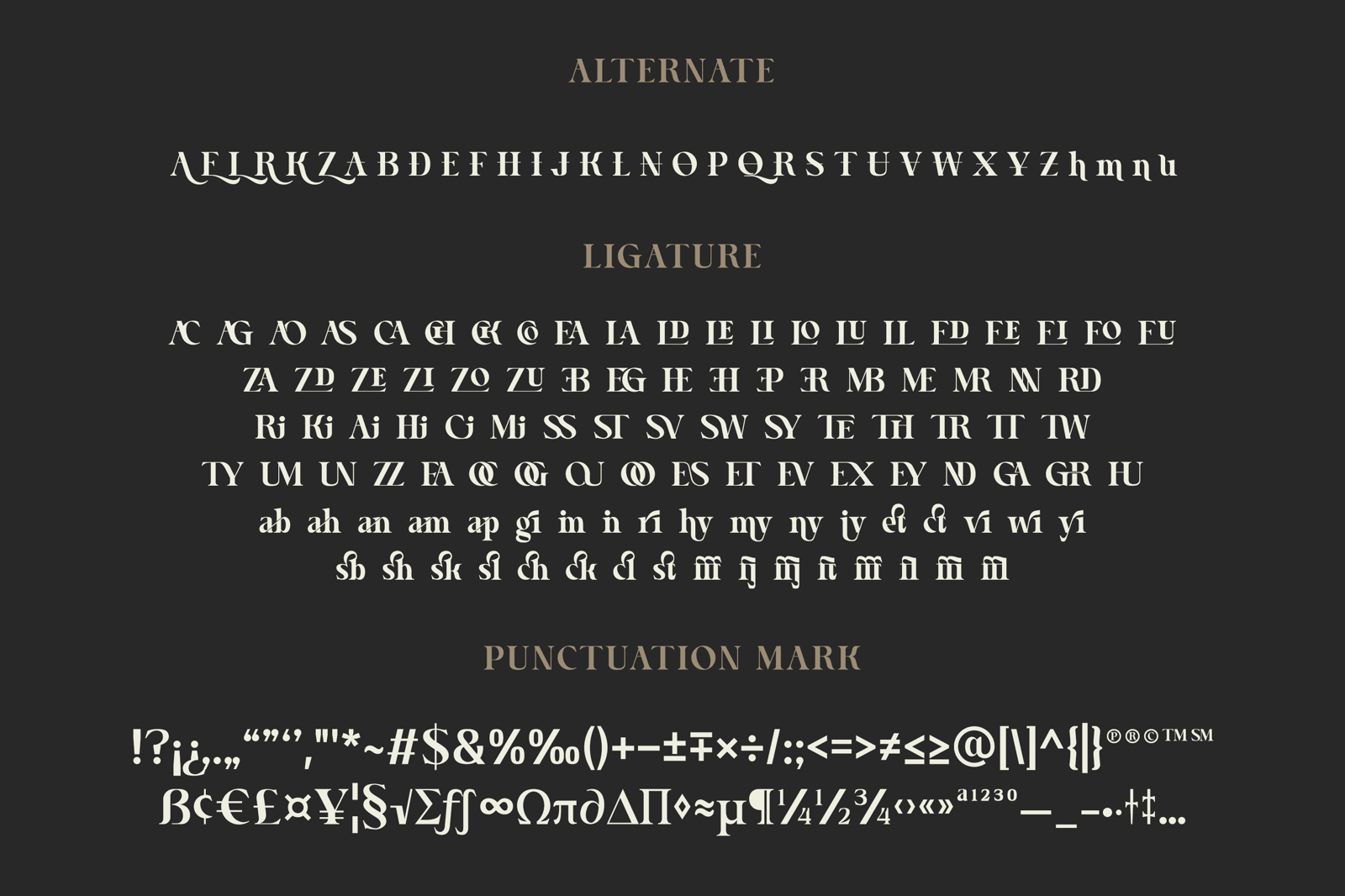 Lisanica - Display Serif Font