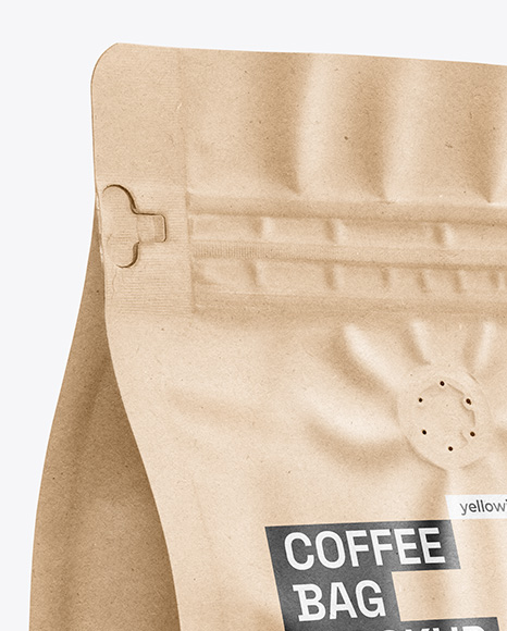 Kraft Paper Coffee Bag Mockup