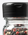Spice Jar with Peppercorns Mix Mockup
