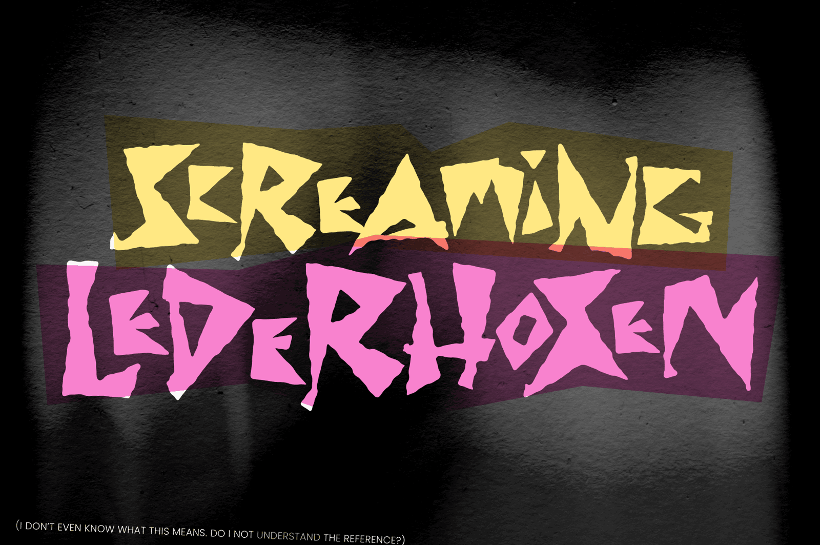 Shock Value - An Expressionist, Cartoon-ish, Horror Display Font.