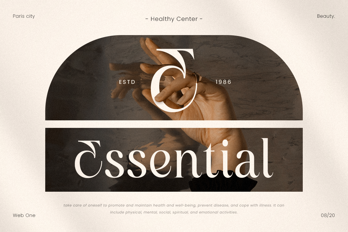 Organic - Cinematic Logo Luxury Font