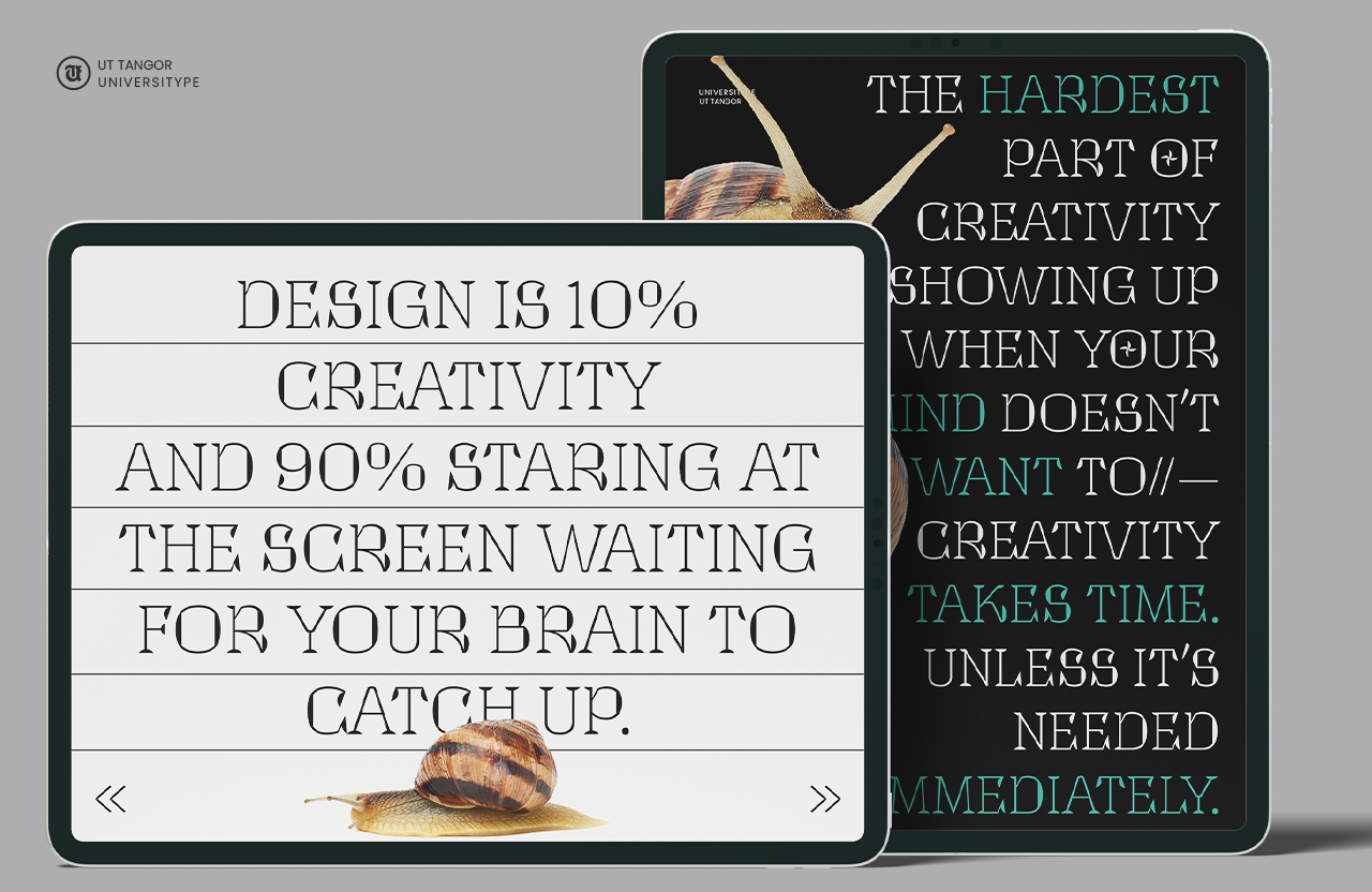 UT Tangor – A Distinctive Decorative Serif