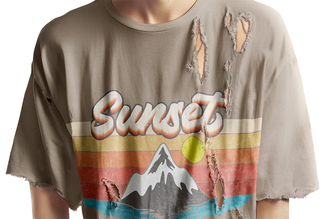 Torn T-shirt Mockups