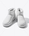 Pair of Women's UGG Boots Mockup