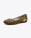 Suede Ballet Flat Mockup