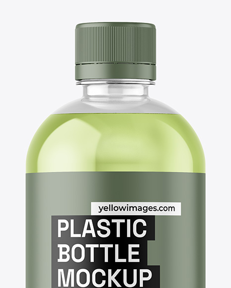 Clear Cosmetic Bottle Mockup