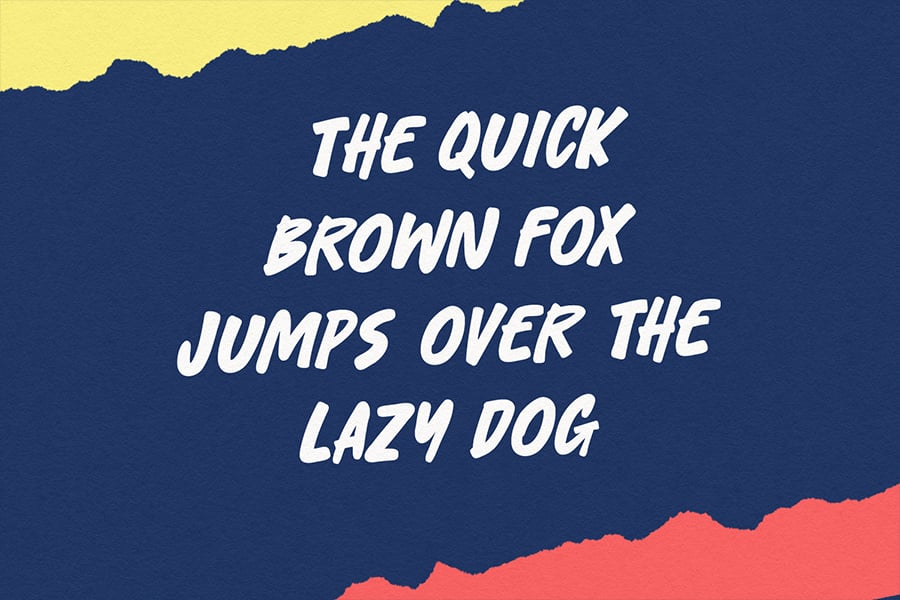 Bestam Pren Bold Gritty Handmade Display Font