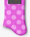 Socks with Tag Mockup