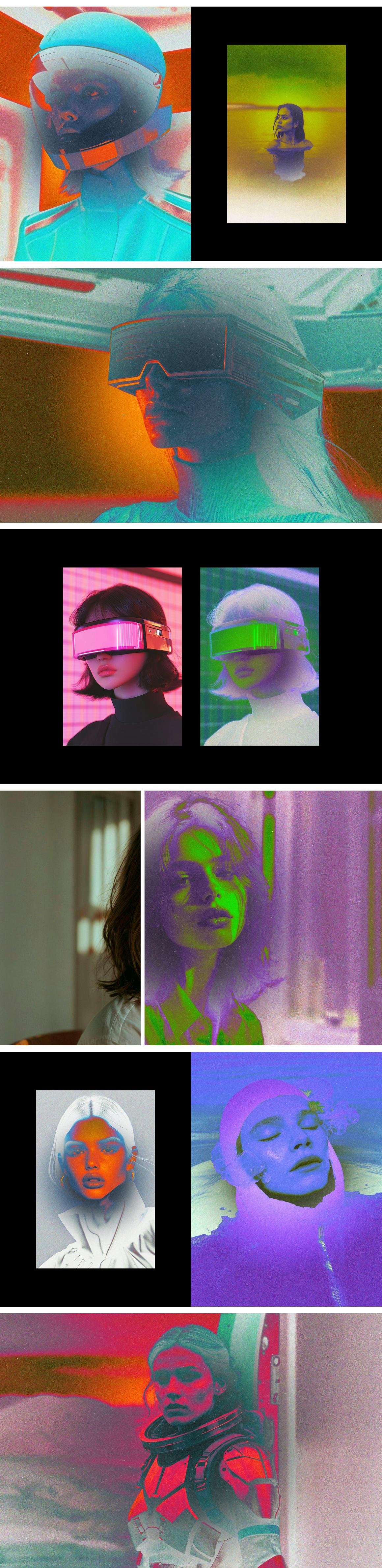 Acid Film Photo Template