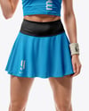 Woman Wearing Tennis Uniform Mockup