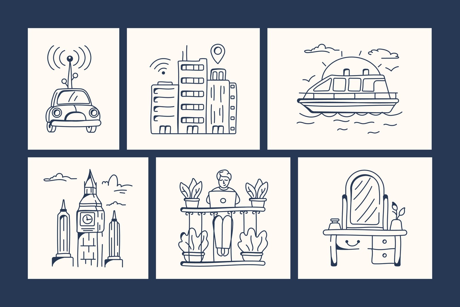 Urban and Lifestyle Illustrations Bundle