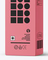 Metallic Cosmetic Tube with Box Mockup