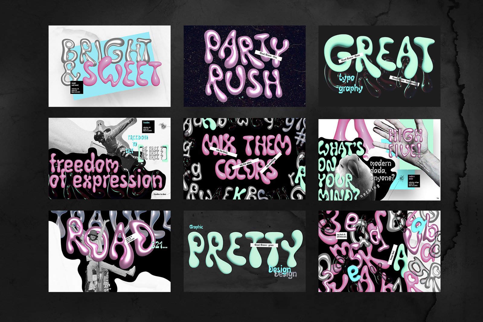Great Groove, an SVG font
