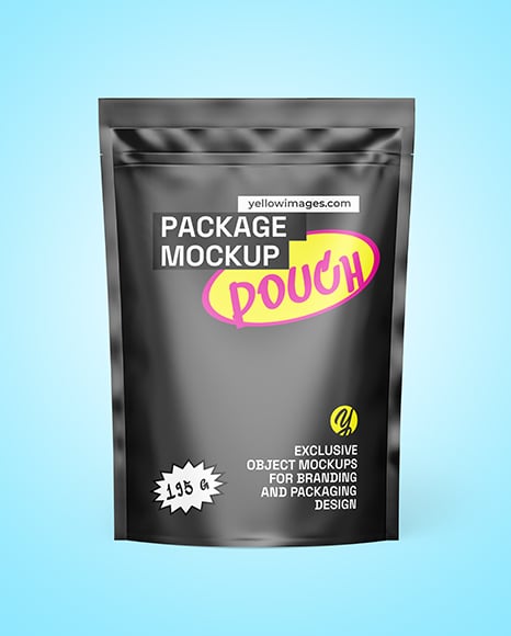 Matte Pouch Mockup