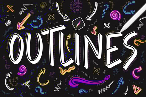 Outline Procreate Brushes - Add-Ons