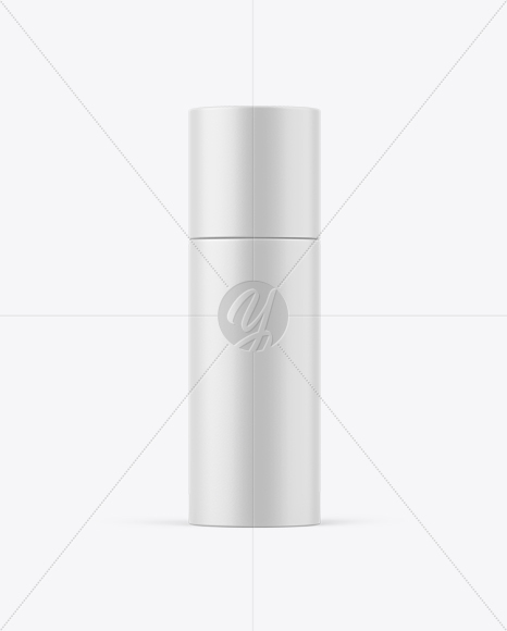 Matte Paper Tube Mockup