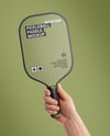 Pickleball Paddle in a Hand Mockup