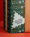 X-mas Present Box with Big Gold Bow Mockup