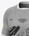 Heather T-Shirt Mockup - Half Side View