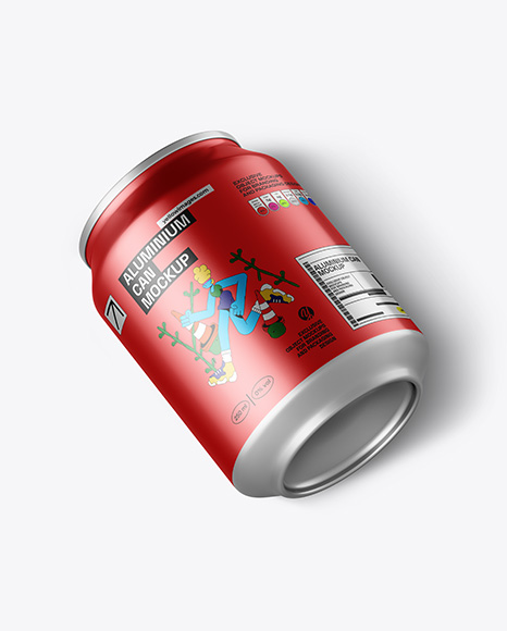 Aluminium Drink Can Mockup