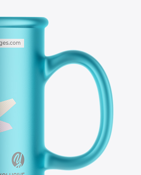Matte Metallic Mug Mockup