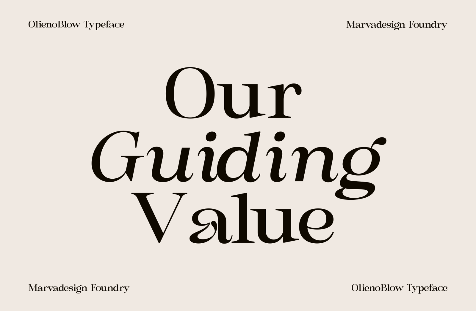 Olieno Blow Font
