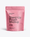 Kraft Stand-up Pouch Mockup