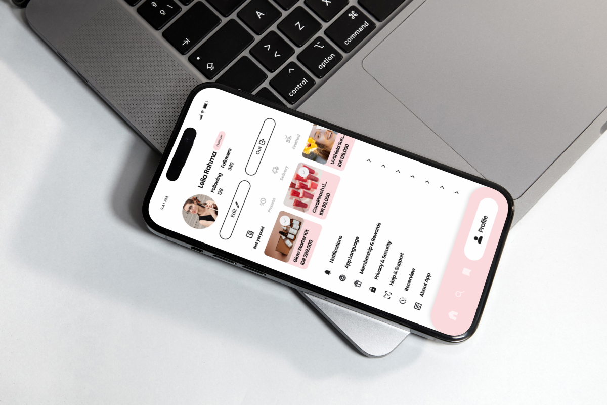 Skinory – Beauty Shop App UI Design Template