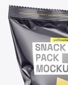 Glossy Snack Bag Mockup