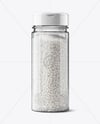 Jar with Coarse Sea Salt Mockup