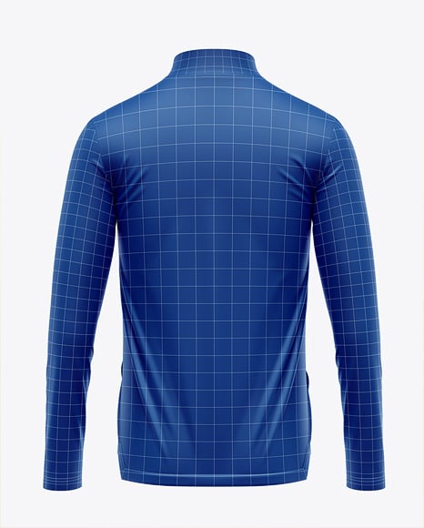 Full-Zip Long Sleeve Jersey Mockup