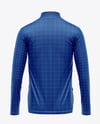 Full-Zip Long Sleeve Jersey Mockup