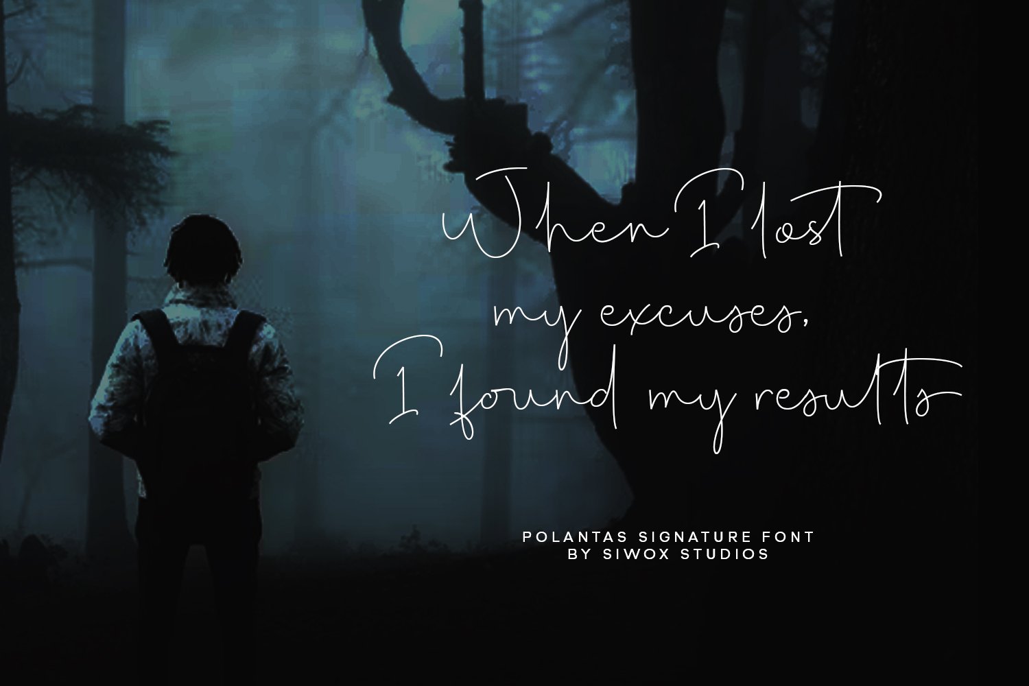Polantas Signature Font