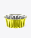 Aluminium Foil Cup with Glossy Plastic Cap Mockup