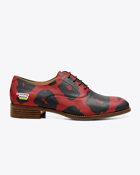Women's Oxford Shoe Mockup