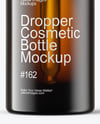 30ml Amber Glass Dropper Bottle Mockup