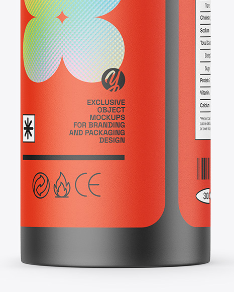 Matte Cosmetic Bottle with Spray Pump Mockup