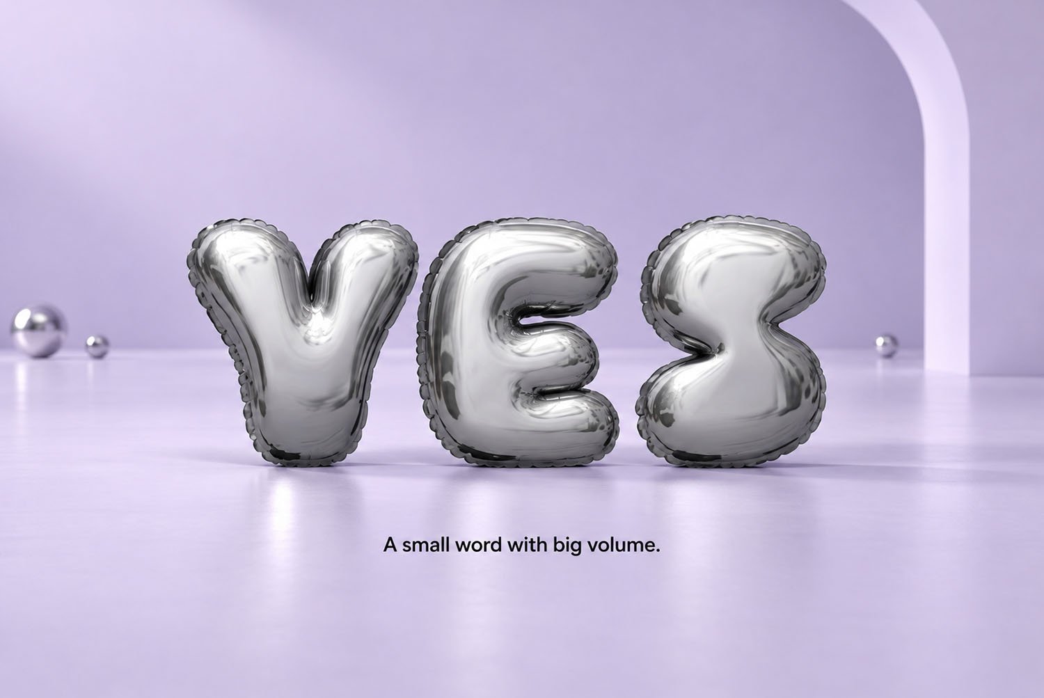Chrome Balloon Font