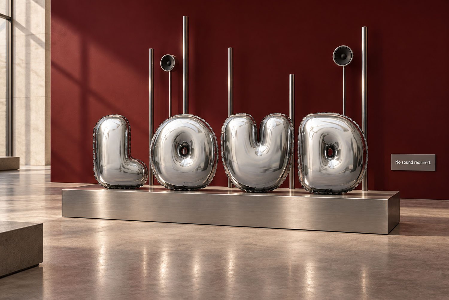 Chrome Balloon Font