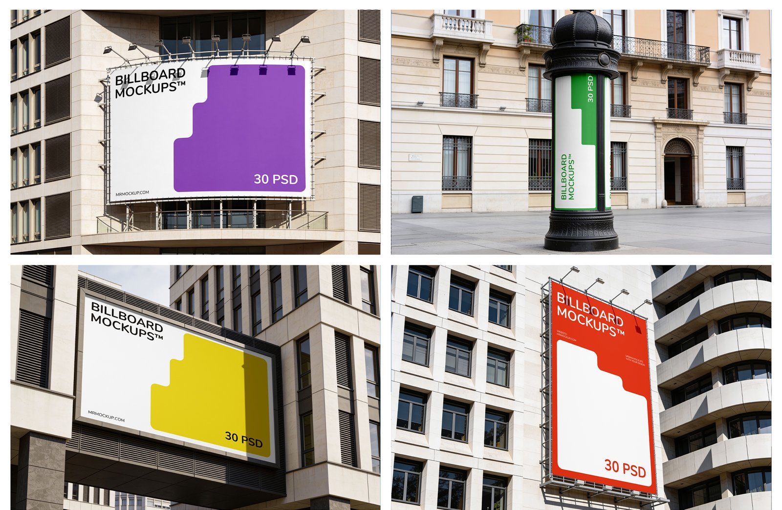 City Billboard Mockups vol.3