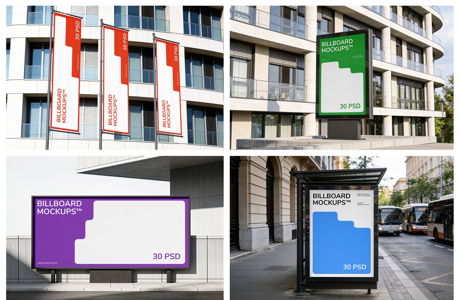 City Billboard Mockups vol.3