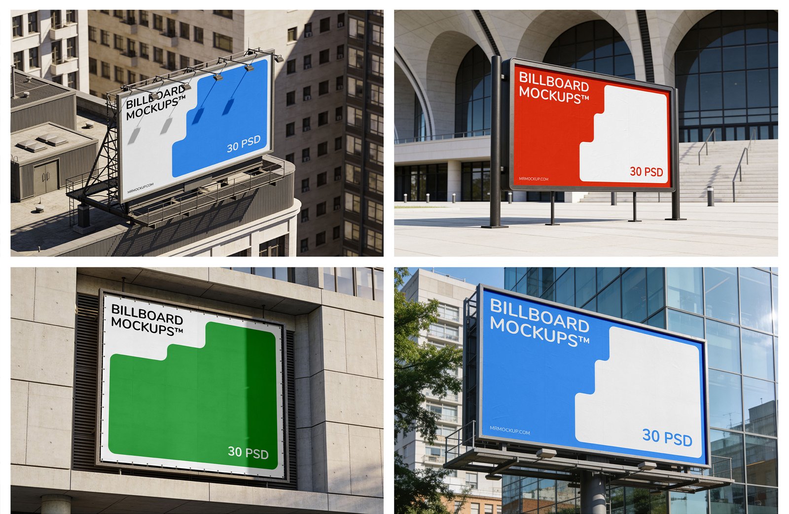 City Billboard Mockups vol.3