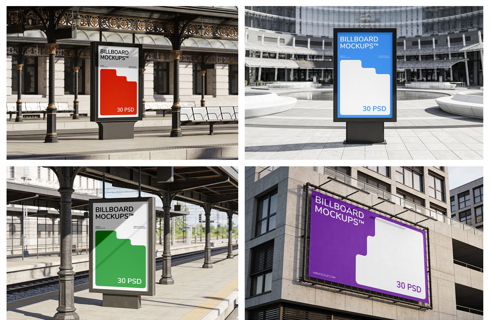 City Billboard Mockups vol.3