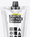 Clear Plastic Doy Pack Mockup